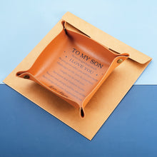 将图片加载到图库查看器,Son Gifts from Mom Back to School Birthday Christmas Gifts for Son Teen Boys Adult Son, To My Son I Love You Valet Tray for Men Birthday Gifts for Son from Mom Anniversary Valentines Stocking Stuffers
