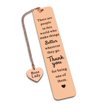 将图片加载到图库查看器,Boss Lady Gifts for Women Thank You Gifts for Boss Lady Boss Gifts for Women Boss Day Gifts for Women Birthday Christmas Gifts Bookmarks Best Boss Gifts for Women Leadership Gift Mentor Leader Manager