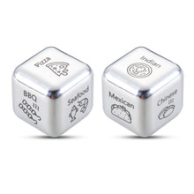 将图片加载到图库查看器,2 Pcs Food Decision Dice Boyfriend Stocking Stuffers for Husband Wife Mens Womens Gifts for Christmas Birthday Valentines Day Gifts for Him Her Date Night Gifts for Couples Friends Anniversary Wedding