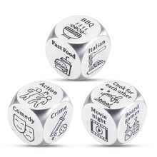 将图片加载到图库查看器,3 Pcs Decision Dice Valentines Day Gifts for Him Her Boyfriend Girlfriend Wife Husband Stocking Stuffers for Men Women for Women Men Date Night Gifts for Couples Anniversary Birthday