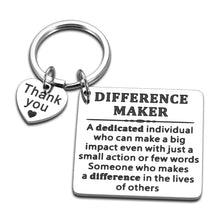 将图片加载到图库查看器,Difference Maker Boss Leader Keychain Gifts for Boss Thank You Gifts for Women Mentor Teacher Boss Lady Gifts Boss Gifts for Men Boss Day Farewell Birthday Leadership Gifts Appreciation Gifts for Men