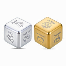 将图片加载到图库查看器,2 Pcs Food Decision Dice Boyfriend Stocking Stuffers for Husband Wife Mens Womens Gifts for Christmas Birthday Valentines Day Gifts for Him Her Date Night Gifts for Couples Friends Anniversary Wedding