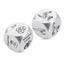 将图片加载到图库查看器,2 Pcs Food Decision Dice Stocking Stuffers for Adults Men Husband Boyfriend, Valentines Day Gifts for Him Her Girlfriend Wife Date Night Gifts for Couples Birthday Steel Anniversary