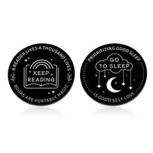 将图片加载到图库查看器,Stocking Stuffers for Teens Son Daughter Book Lover Funny Decision Token Double-Sided Christmas Gifts for Teen Boys Girls Kids Stocking Stuffers for Women Men Birthday Valentines Day Gifts for Kids