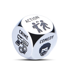 将图片加载到图库查看器,Anniversary Valentines Day Date Night Gifts for Couples Husband Wife 11th Steel Anniversary Movie Night Decider Dice Gifts for Boyfriend Girlfriend Him Her Funny Gag Gifts Birthday Son Daughter Teens