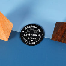 将图片加载到图库查看器,Valentines Day Gifts for Him Her, Valentines Day Gifts for Boyfriend Girlfriend, Funny Food Decision Double-Sided Anniversary Birthday Gifts for Boyfriend Wedding Honeymoon Christmas Stocking Stuffers