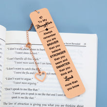 将图片加载到图库查看器,Christmas Stocking Stuffers for Teen Girls Daughter Gift from Mom Dad Inspirational Gifts Bookmarks for Daughter Girls Book Lovers Daughter in Law Teen Girls Gift Ideas Birthday Valentines Graduation
