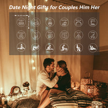 将图片加载到图库查看器,3 Pcs Food Movie Date Night Gifts for Boyfriend Girlfriend Couples Husband Wife Him Her, Funny Date Night Gift Ideas, Food Decision Dice Anniversary Christmas Valentines Day Birthday Stocking Stuffers