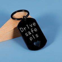 将图片加载到图库查看器,Drive Safe Keychain Gifts for Boyfriend Girlfriend Husband Christmas Gifts from Wife Stocking Stuffers for Men Women Valentines Day Gifts for Him Her Couples Birthday Anniversary Wedding Double-Sided