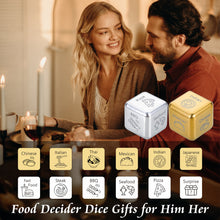 将图片加载到图库查看器,2 Pcs Food Decision Dice Boyfriend Stocking Stuffers for Husband Wife Mens Womens Gifts for Christmas Birthday Valentines Day Gifts for Him Her Date Night Gifts for Couples Friends Anniversary Wedding