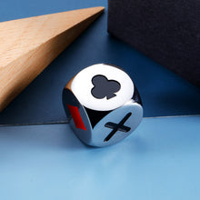 将图片加载到图库查看器,Trump Dice Trump Marker Dice, Trump Indicator Trump Cube Euchre Pinochle Playing Cards Trump Dice for Use with Euchre Pinochle, Stocking Stuffers for Women Men Family Him Her Birthday Christmas Gifts