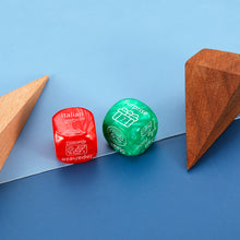 将图片加载到图库查看器,2 Pcs Christmas Dice Christmas Red Green Food Decision Dice Mens Stocking Stuffers for Men Women Boyfriend Girlfriend for Husband Wife Funny Gag Gifts Date Night Gifts for Couples