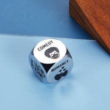 将图片加载到图库查看器,Anniversary Valentines Day Date Night Gifts for Couples Husband Wife 11th Steel Anniversary Movie Night Decider Dice Gifts for Boyfriend Girlfriend Him Her Funny Gag Gifts Birthday Son Daughter Teens