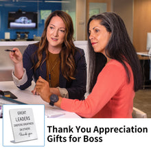将图片加载到图库查看器,Boss Gifts for Men Women, Boss Lady Gifts for Women, Thank You Gifts for Boss Leader Mentor Supervisor Boss Day Office Gifts for Women Desk Sign Birthday Christmas Best Boss Gifts for Women Leadership