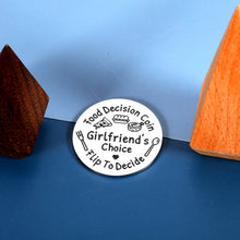 将图片加载到图库查看器,Boyfriend Stocking Stuffers for Men Women Christmas Gifts for Girlfriend Funny Food Decider Double-Sided Valentines Day Gifts for Boyfriend Girlfriend Him Her Anniversary Birthday Gifts for Boyfriend