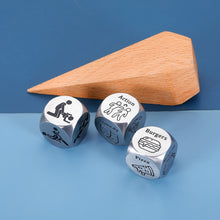 将图片加载到图库查看器,3 Pcs Food Movie Date Night Gifts for Boyfriend Girlfriend Couples Husband Wife Him Her, Funny Date Night Gift Ideas, Food Decision Dice Anniversary Christmas Valentines Day Birthday Stocking Stuffers