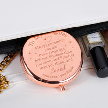 将图片加载到图库查看器,Christmas Stocking Stuffers for Teen Girls Daughter Gift from Mom Dad Teen Girls Gift Ideas Birthday Valentines Day Gifts for Daughter Inspirational Gift for Daughter Graduation Compact Makeup Mirror