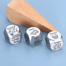 将图片加载到图库查看器,3 Pcs Decision Dice Valentines Day Gifts for Him Her Boyfriend Girlfriend Wife Husband Stocking Stuffers for Men Women for Women Men Date Night Gifts for Couples Anniversary Birthday