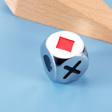 将图片加载到图库查看器,Trump Dice Trump Marker Dice, Trump Indicator Trump Cube Euchre Pinochle Playing Cards Trump Dice for Use with Euchre Pinochle, Stocking Stuffers for Women Men Family Him Her Birthday Christmas Gifts