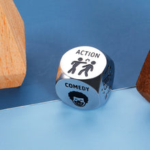 将图片加载到图库查看器,Anniversary Valentines Day Date Night Gifts for Couples Husband Wife 11th Steel Anniversary Movie Night Decider Dice Gifts for Boyfriend Girlfriend Him Her Funny Gag Gifts Birthday Son Daughter Teens