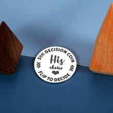 将图片加载到图库查看器,Funny Gifts for Women Men Valentines Day Gifts for Him Her Boyfriend Girlfriend Decision Coin Gifts for Husband Wife Bridal Bride Couples Gifts Wedding Gifts Engagement Birthday Anniversary Gag Gifts