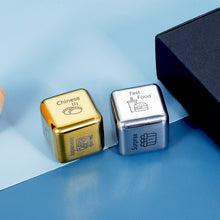 将图片加载到图库查看器,2 Pcs Food Decision Dice Boyfriend Stocking Stuffers for Husband Wife Mens Womens Gifts for Christmas Birthday Valentines Day Gifts for Him Her Date Night Gifts for Couples Friends Anniversary Wedding