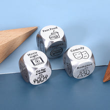 将图片加载到图库查看器,3 Pcs Decision Dice Valentines Day Gifts for Him Her Boyfriend Girlfriend Wife Husband Stocking Stuffers for Men Women for Women Men Date Night Gifts for Couples Anniversary Birthday