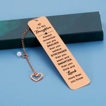 将图片加载到图库查看器,Christmas Stocking Stuffers for Teen Girls Daughter Gift from Mom Dad Inspirational Gifts Bookmarks for Daughter Girls Book Lovers Daughter in Law Teen Girls Gift Ideas Birthday Valentines Graduation