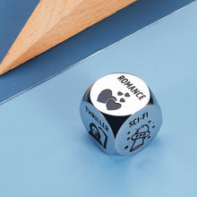 将图片加载到图库查看器,Anniversary Valentines Day Date Night Gifts for Couples Husband Wife 11th Steel Anniversary Movie Night Decider Dice Gifts for Boyfriend Girlfriend Him Her Funny Gag Gifts Birthday Son Daughter Teens