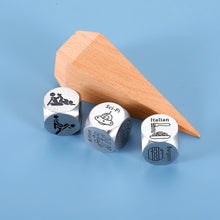 将图片加载到图库查看器,3 Pcs Food Movie Date Night Gifts for Boyfriend Girlfriend Couples Husband Wife Him Her, Funny Date Night Gift Ideas, Food Decision Dice Anniversary Christmas Valentines Day Birthday Stocking Stuffers