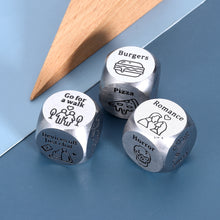 将图片加载到图库查看器,3 Pcs Decision Dice Valentines Day Gifts for Him Her Boyfriend Girlfriend Wife Husband Stocking Stuffers for Men Women for Women Men Date Night Gifts for Couples Anniversary Birthday