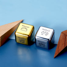 将图片加载到图库查看器,2 Pcs Food Decision Dice Boyfriend Stocking Stuffers for Husband Wife Mens Womens Gifts for Christmas Birthday Valentines Day Gifts for Him Her Date Night Gifts for Couples Friends Anniversary Wedding