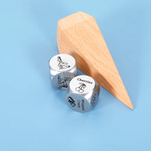 将图片加载到图库查看器,2 Pcs Food Decision Dice Stocking Stuffers for Adults Men Husband Boyfriend, Valentines Day Gifts for Him Her Girlfriend Wife Date Night Gifts for Couples Birthday Steel Anniversary