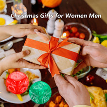 将图片加载到图库查看器,2 Pcs Christmas Dice Christmas Red Green Food Decision Dice Mens Stocking Stuffers for Men Women Boyfriend Girlfriend for Husband Wife Funny Gag Gifts Date Night Gifts for Couples