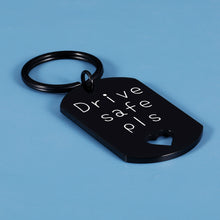将图片加载到图库查看器,Drive Safe Keychain Gifts for Boyfriend Girlfriend Husband Christmas Gifts from Wife Stocking Stuffers for Men Women Valentines Day Gifts for Him Her Couples Birthday Anniversary Wedding Double-Sided