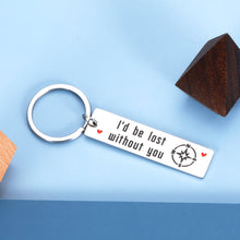 将图片加载到图库查看器,Valentines Day Gifts Couple Keychain for Him Boyfriend Husband from Girlfriend Her Wife Anniversary Birthday Gifts for Fiancee Fiance Wedding Gifts for Bride Groom Women Men I’d Be Lost Without You