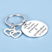 将图片加载到图库查看器,Grandma Granddaughter Christmas Gifts Keychain for Women Teen Girls Grandma Keychain Grandmother Gifts from Grandchildren Birthday Valentine's Day Wedding Gifts Mimi Gifts for Grandma