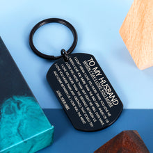 将图片加载到图库查看器,Keychain to My Husband Anniversary Birthday Gifts for Men Him Boyfriend from Wife Girlfriend Wedding Gifts for Fiance Groom