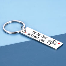 将图片加载到图库查看器,Valentines Day Gifts Couple Keychain for Him Boyfriend Husband from Girlfriend Her Wife Anniversary Birthday Gifts for Fiancee Fiance Wedding Gifts for Bride Groom Women Men I’d Be Lost Without You