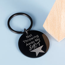 将图片加载到图库查看器,Hamilton Musical Merchandise Gifts Keychain for Girls Boys Friends Not Throwing Away My Shot Broadway Musical Fan Gifts Inspired Christmas Birthday Graduation Gifts for Daughter Son Teens from Dad Mom