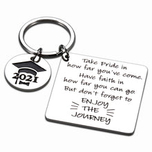 将图片加载到图库查看器,Inspirational Christmas Gifts for Women Men Kids Senior High School Students Graduation Gifts Keychain for Him Her Son Daughter Birthday Gift for Teen Girls Boys College Graduate from Mom Dad Jewelry