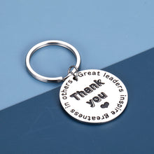 将图片加载到图库查看器,Boss Appreciation Gift Keychain from Employee Co-worker Birthday Christmas Thanksgiving Pendant for Manager Supervisor Mentor Great Leaders Inspire Greatness in Others Retirement Present for Him Her