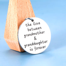 将图片加载到图库查看器,Grandma Granddaughter Christmas Gifts Keychain for Women Teen Girls Grandma Keychain Grandmother Gifts from Grandchildren Birthday Valentine's Day Wedding Gifts Mimi Gifts for Grandma