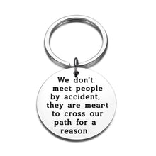 将图片加载到图库查看器,Coworker Leaving-gifts Keychain for Colleague Friend Boss Farewell Goodbye Present Going Away Thank You Keyring Retirement Pendant for Men Women We Don't Meet People by Accident
