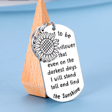 将图片加载到图库查看器,Valentines Day Gifts for Kids Sunflower Decor Inspirational Keychain for Daughter Son Women BFF Birthday Graduation Coming-of-age Gift for Teen Girls Boys from Mom Daddy Jewelry