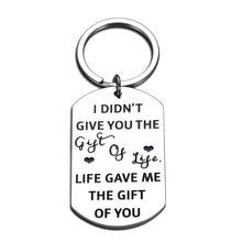 将图片加载到图库查看器,Bonus Daughter Gifts from Mom Keychain for Son in Law Bonus Son Adoption Presents for Kids Birthday Gift for Stepson Stepdaughter from Stepdad Stepmom Wedding Gift for Adopted Son Adopted Daughter