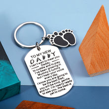 将图片加载到图库查看器,New Dad to Be Gifts Keychain Pregnancy Baby Announcement Gifts for Dad Men First Time Father's Day Gifts Soon to Be Dad