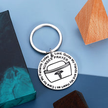 将图片加载到图库查看器,Nurse Gifts Keychain for Women Men Nurses RN Graduation Practitioner Present for Nurse Birthday Christmas Thanksgiving Pendant Nurse Appreciation Key Ring for Nursing School Students