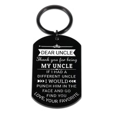 将图片加载到图库查看器,Uncle Gifts from Niece Nephew Thank You for Being My Uncle Keychain Birthday Father’s Day Gifts for Best Uncle Thanksgiving Christmas Gifts Uncle Appreciation Gifts Jewelry