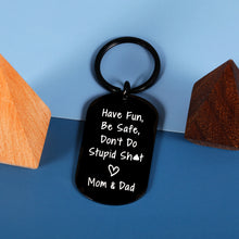 将图片加载到图库查看器,Dont Do Stupid Keychain for Son Daughter Gag Gifts Kids Teen Boys Girls Gifts Idea Funny Christmas Birthday Gifts Him Her